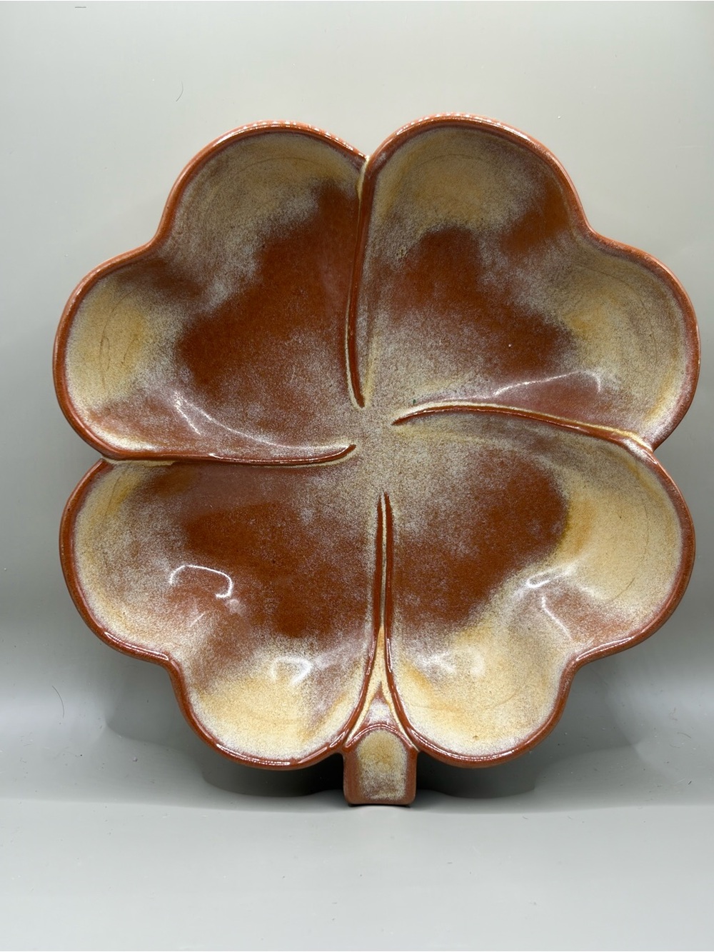 Frankoma Four Leaf Trinket Dish